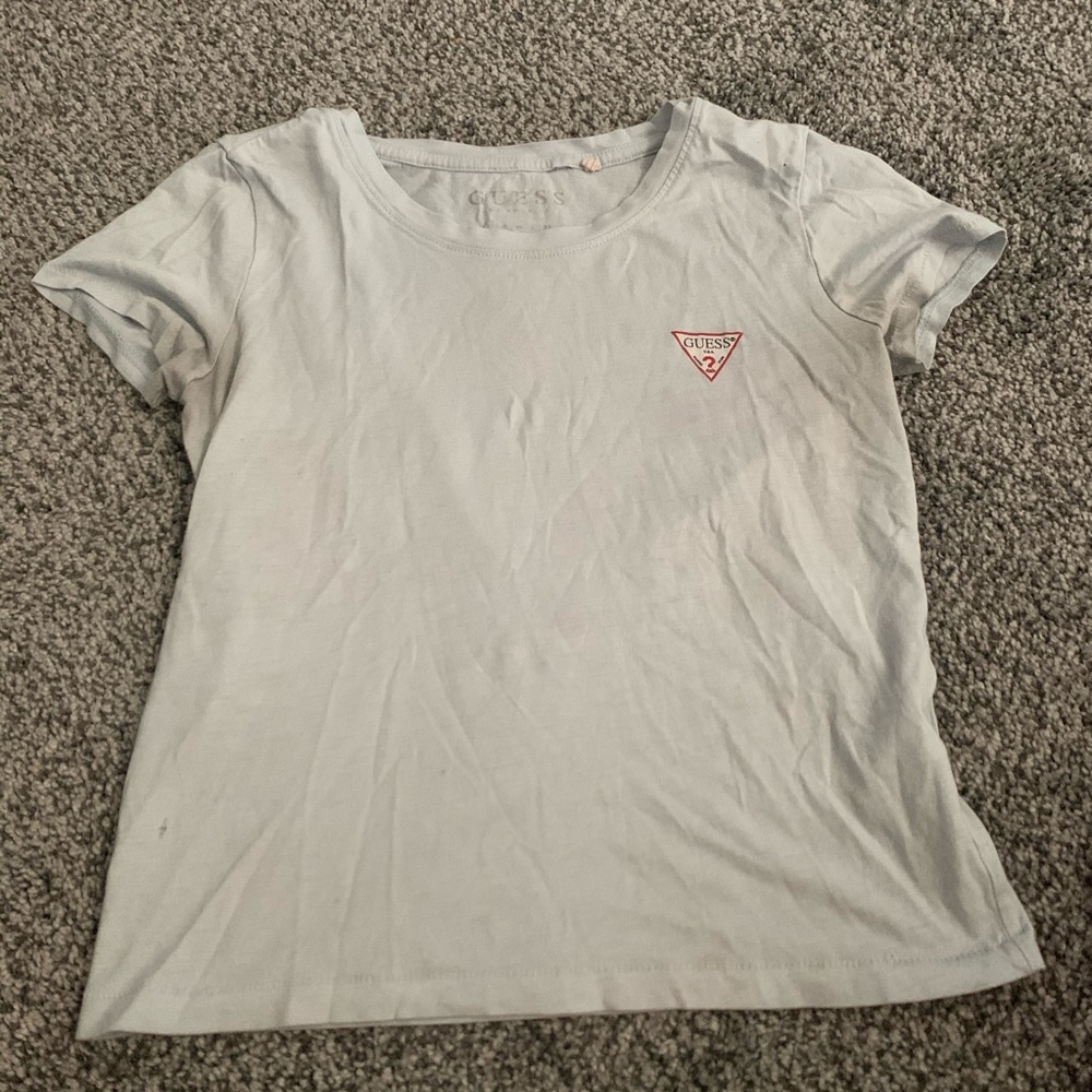 Guess light blue shirt xs